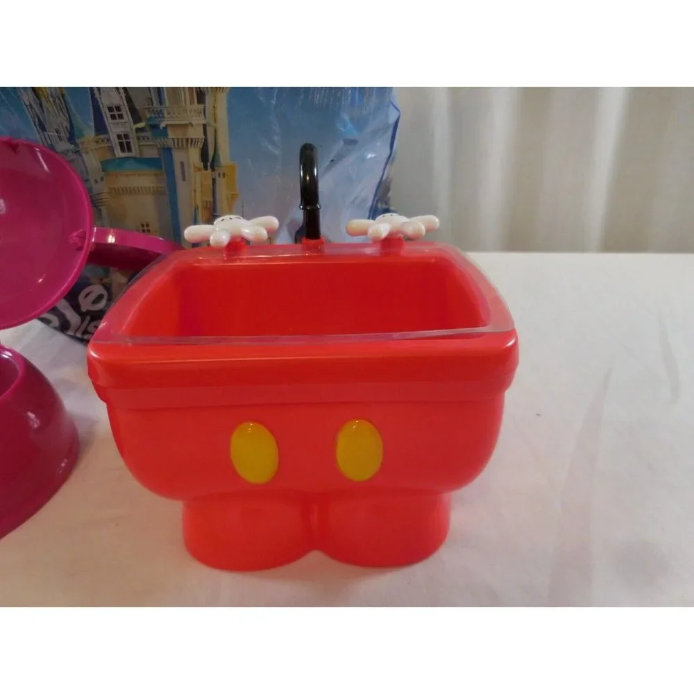 Disney Parks Ear Hat A Very Merry Unbirthday Ice Cream Sundae Bowl + Mickey Sink